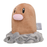 Officiële Pokemon center knuffel Pokemon fit Diglett 9cm 